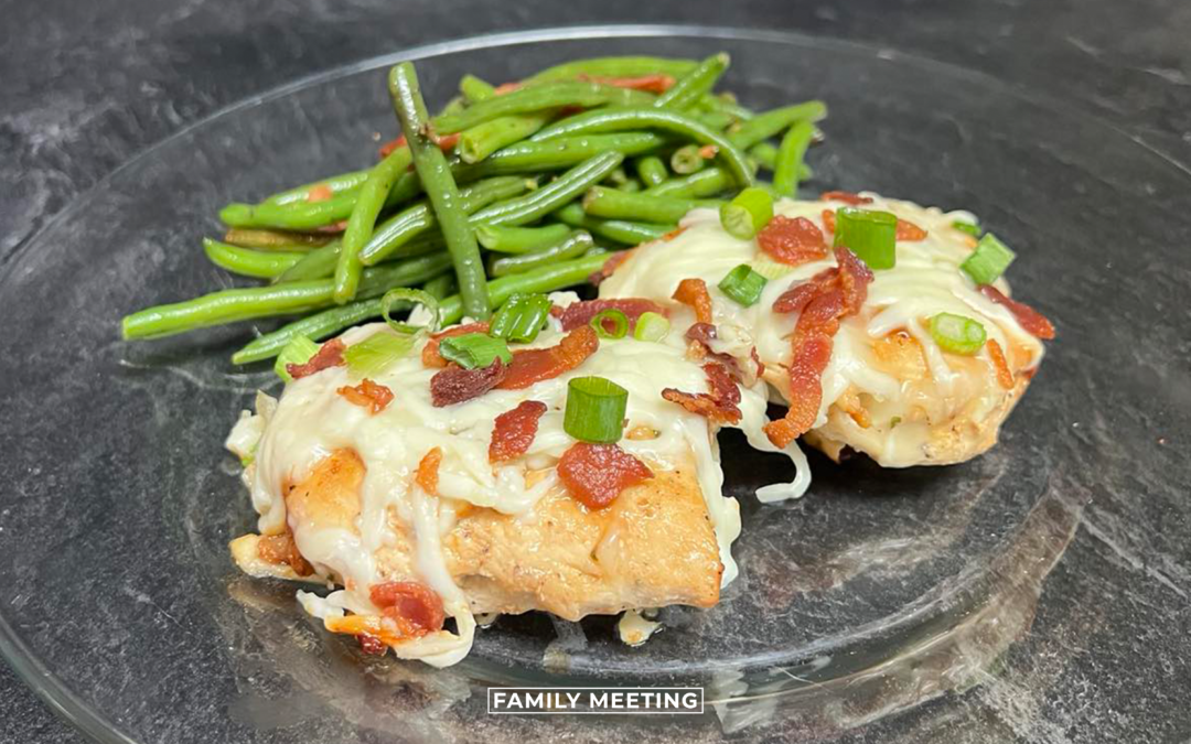 Family Eating: Bacon Ranch Chicken