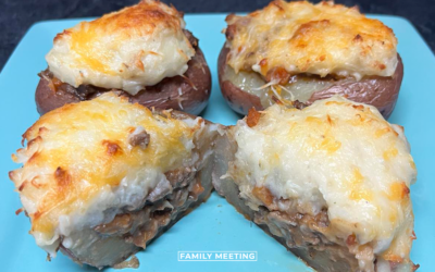 Family Eating: Shepherd’s Pie Baked Potatoes